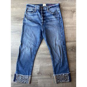 AO.LA Alice & Olivia Jeans sz 32 studded Boot